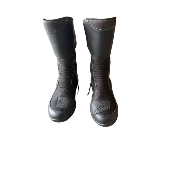 Tourmaster Epic Air Touring Boots Outdry Black Motorcycle Men’s 10 - Picture 2 of 7